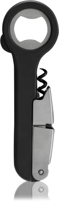 Innovine Waiters Corkscrew Wine Opener, Durable Stainless Steel with Built-in Bottle Opener and 3-Blade Foil Cutter for Bartenders, Home Bar, Kitchen, Outdoor Party, Gifts for Wine Lovers, Set of 1