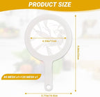 Fine Mesh Strainer with Handle, 80/120 Mesh, 2 Pack, Plastic Fine Strainer for Liquids, Small Colander for Kitchen, Nylon Sieve for Nut Milk, Yogurt, Juice, Coffee, Honey, Tea Leaf Filter