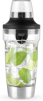 Host All in One Cocktail Shaker Set with Measurements, Reamer, Bottle Opener, Strainer and Jigger for Cold Brew Cocktails, Home Bar, Bartending, Camping, Picnic, Outdoor Party, On the Go, 18 oz