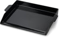 Onlyfire Universal Enamelled Cast Iron Cooking Griddle, Nonstick Coating Griddle Flat Top Grill Plate with Extra High Sidewalls for All Gas Grills and Range Oven, 18.5" x 14"