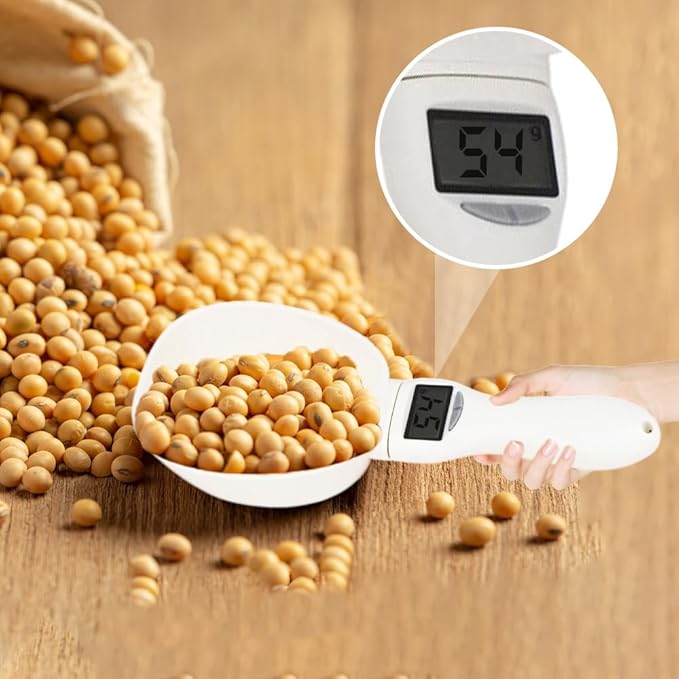 Digital Measuring Spoon, 2026 Upgraded Digital Food Measuring Scoop Scale 800g / 0.1g High Precision with LCD Screen, Electronic Kitchen Measuring Spoon Scale for Daily Meals, Kitchen Gadgets (2)