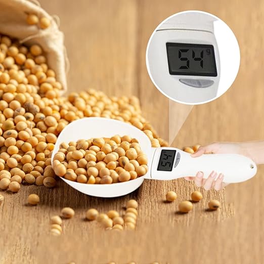 Digital Measuring Spoon Scale, Accurate Electronic Measuring Spoon with Conversion, Household Digital Measure Cup Scale with LED Display, Kitchen Food Scale Scoop for Weighing Baking Cooking (3)
