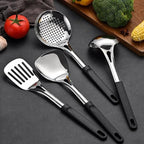 Kitchen Utensils Set，Cooking Utensils Kitchen Tools Gadgets Spoons for Cooking Spatulas Stainless 304 Steel Cooking Utensils Spatulas Spoons 4 Pieces