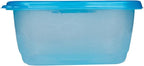 Glad GladWare FreezerWare Food Storage Containers with Lids, Large Rectangle BPA Free Plastic for Freezing Soups Meals and Batch Cooking, Crack Resistant, Microwave Dishwasher Safe, 64 Oz, 2 Count