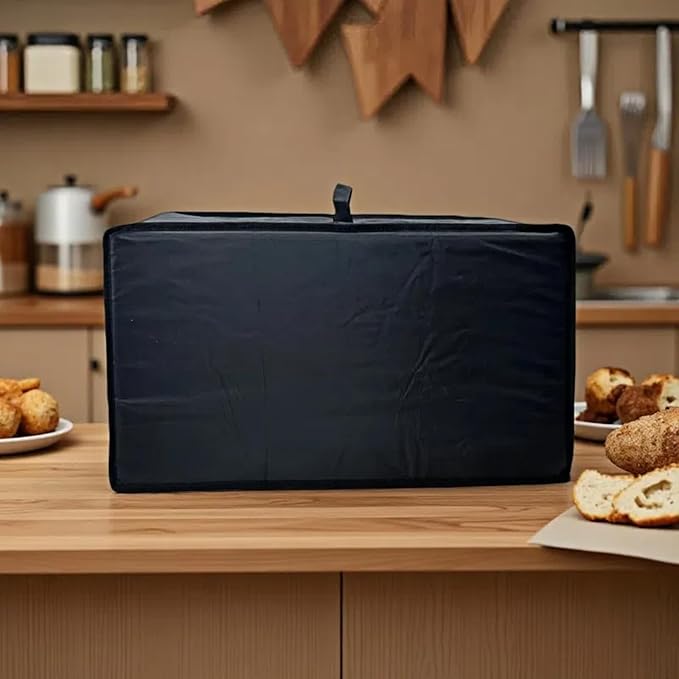 Heavy Duty Convection Oven Cover for Breville BOV900BSS Smart Oven Air Fryer Pro,16.54"Dx21.46"Wx12.4"H, 600D Heat-Resistant Nylon w/Aluminum Foil, Waterproof Dustproof toaster oven Protector