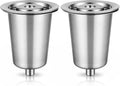 Reusable Filter Cup for Cuisinart (Stainless Steel - 2 Pack)