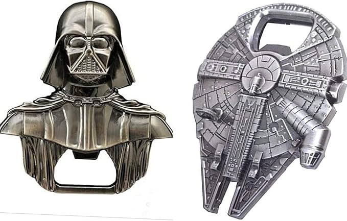2 Pcs Star Wars Bottle Wine Opener Bottle Zinc Alloy Black Knight Darth Vader Outdoor Tool - Wine Bottle Opener Kitchen Tools for Souvenirs Kitchen Tools for Souvenirs & Gift