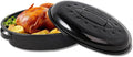 Roasting Pan 11Lb 15.7 inch Oval Enamel Oven Roaster Pan with Lid for Turkey Chicken Cookware PFOA free