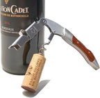 Professional Waiters Corkscrew, Wine Opener with Foil Cutter and Cap Remover, Stainless Steel Wine Key for Servers, Bartenders (Rosewood)
