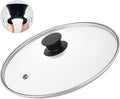 Glass Lids, Replacement Tempered Clear Glass Lids with Steam Vent，Covers For pots, pans and skillets，Available in Small and Large 8, 9.5, 10.25, 11, 12, and 12.5 Inch