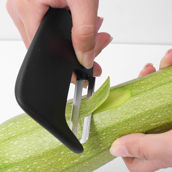 Mobestech Multi-functional Kitchen Gadget Set with Cheese Grater, Bottle Opener, Vegetable Peeler, Pizza Cutter, and Garlic Ginger Masher – Stainless Steel Tools for Healthy Cooking and Food