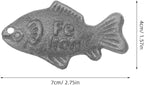 Iron Fish for Cooking (2 Pack), Natural Iron Supplement Tool for Water & Food, Safe Cooking Utensil Reusable for Vegans, Athletes, Pregnant Women & Kids Sliver