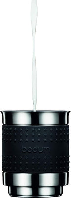 Bistro 13.5oz Bistro Barista Electric Milk Frother, Automatic Temperature Control, Boil-Dry Protection, White