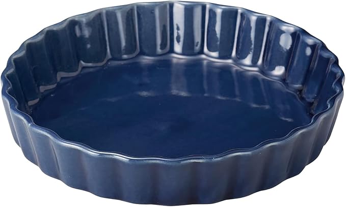 Santo 18615 Banko Ware Tart Plate, Souffle Plate, 5.9 inches (15 cm), Aqua (Blue) Made in Japan
