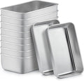 TeamFar Loaf Pans for Baking, 9 x 5 Inch Stainless Steel Loaf Bread Pans Tins for Homemade Bread/Brownies, Healthy & Sturdy, Oven & Dishwasher Safe - Set of 10