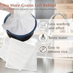 Japanese Rice Cooker Net Sushi Rice Net Mesh Polyester Napkin Reusable Made in Japan (L Size (40"x40")) White