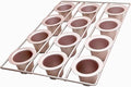 12-Cavity Popover Pan Non-Stick Yorkshire Muffin Puddings Cake Quiches Cupcake Mold Bakeware for Oven Baking (Champagne Gold)