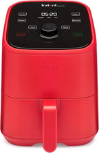 Instant Pot Vortex 2QT Mini Air Fryer, Small Air fryer that Crisps,Reheats,Bakes,Roasts for Quick Easy Meals,Includes over 100 In-App Recipes, is Dishwasher-Safe, from the Makers of Instant Pot, Red