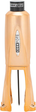 Cork Pops Legacy Wine Opener Built-in 4-Blade Foil Cutter Safe Cork Removal, Effortless Push Button Use, Needle Guard for Safety, Low-Pressure Cartridge Opens Up To 60 Bottles