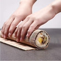 GLOGLOW Sushi Maker Set, Tool & Gadget Sets with Curtain Vane/Wing Spoon and 5 Pairs of Twisted Chopsticks, for Making Sushi At Home Maker Set, Rolling Mat Kits Making Kit (Assorted Color)