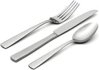 Oneida Chef's Table 24 Piece Everyday Flatware Dining Set, 3.70 LB, Metallic
