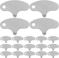 Toyvian Stainless Steel Macadamia Nut Opener and Portable Nut Sheller Tool 25pcs Set for Cracking Walnuts Pecans and Home Kitchen Specialty Gadget