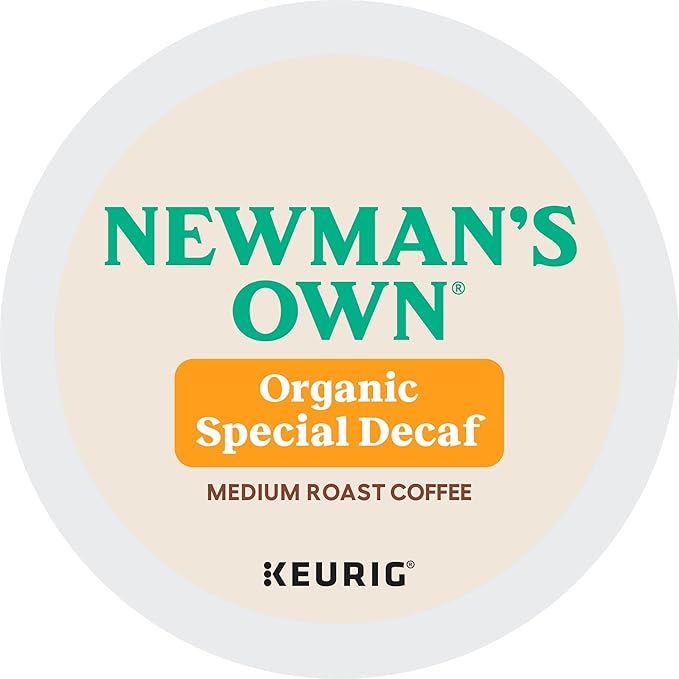 Newman's Own Organics Special Blend Decaf Keurig Single-Serve K-Cup Pods, Medium Roast Coffee, 72 Count