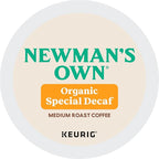 Newman's Own Organics Special Blend Decaf Keurig Single-Serve K-Cup Pods, Medium Roast Coffee, 60 Count (6 Packs of 10)