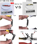 Professional Waiter Corkscrew Wine Openers Set(4PCS), Heavy Duty Stainless Steel Hinges Wine Key for Restaurant Waiters, Sommelier, Bartenders