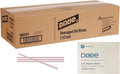 Dixie Plastic Coffee Stirrers, 10,000ct, 5.5" Disposable Drink Stir Sticks - Red/White