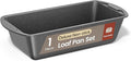 Nonstick Loaf Pan Set Pack of 1, Carbon Steel 11" Large Baking Bread Pan, Oven Safe Up to 450°F, PFOA, PFOS, PTFE Free, Space Saving Stackable Design, Stain Resistant, Dishwasher Friendly, Gray Marble