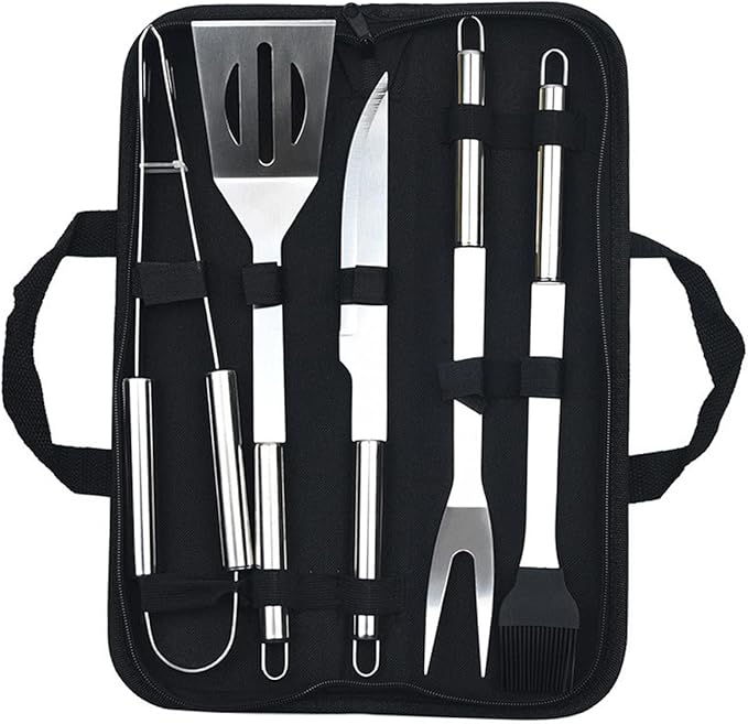 BBQ Grill BBQ Accessories, Stainless Steel Grill Tools Grilling Accessories Grill Set Barbecue Grill Accessories for Outdoor Grill, BBQ Tools Grill Utensils Grilling Tools