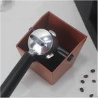 Coffee Knock Box Grounds Container ABS Bucket Anti Slip Powder Beveled Residue Barista Accessories Maker Tools(Green)