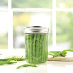 Miuyhji Wide Mouth Mason Jars 16 oz with Lids [6 Pack], Canning Jars with Metal Airtight Lids and Bands, 16 oz Glass Jars for Fermenting, Pickling, Freezing, Preserving, Meal Prep, Jar Décor