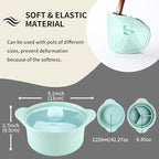 Microwave Vegetable Steamer, Silicone Microwave Cooker, Vegetable Basket for Broccoli, Rice, Eggs & Baby Food, Double Layer Food Cooker, Healthy Cooking, Dishwasher Safe