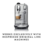 Nespresso Capsules Original Line, Volluto Decaffeinato Mild Roast Coffee, 50 Count Coffee Pods