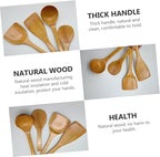PRETYZOOM 1Set Utensil Set Kitchen Tools for Cooking Odorless for Non Stick Cookware Includes Spatula Spoon Turner and Ladle for Family