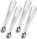 Baderke 4 Pcs Tomato Stem Corer Strawberry Baller Stainless Steel Strawberry Huller Tool Fruit Vegetable Stem Remover