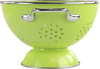 Calypso Basics by Reston Lloyd Powder Coated Enameled Colander, 1.5 Quart, Lime