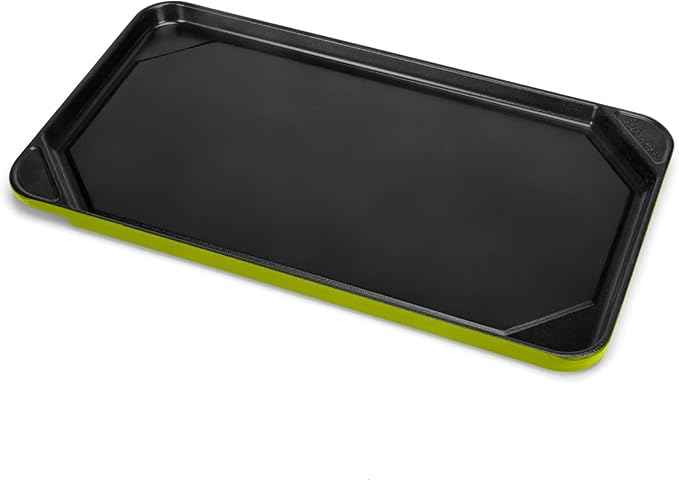 All American 1930 - Ultimate Flat Griddle with Ceramic Non-Stick Coating - Kelp Green - Durable & PFAS Free - For Easy, Prep, Cooking, & Cleaning - Made in the USA