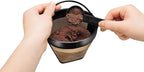 NRP Taller #4 Gold-tone Permanent Coffee Filter Compatible for KRUPS SAVOY, Braun, DeLonghi 12 cup Coffeemaker & More