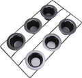 GLOGLOW 6 Cup Popover Pans, Deep Non Stick Sturdy Heavyweight Carbon Steel Bakeware Easy to Popover Pan for Pudding Muffins Popovers Baking