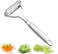 GREATLINK Stainless Steel Dual Blade Vegetable Peeler for Kitchen -Commercial Grade Julienne Cutter, Slicer, Shredder, Scraper -for Carrot Potato Melon Vegetable Fruit -with Sharp Blade, Good Durable