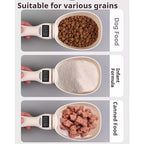 2026 New Electronic Measuring Spoon with Conversion,Digital Measuring Spoon Scale,800g / 0.1g High Precision with LCD Screen,Household Weighing Portable Tool for Pet Dog Cat Food (1SET)