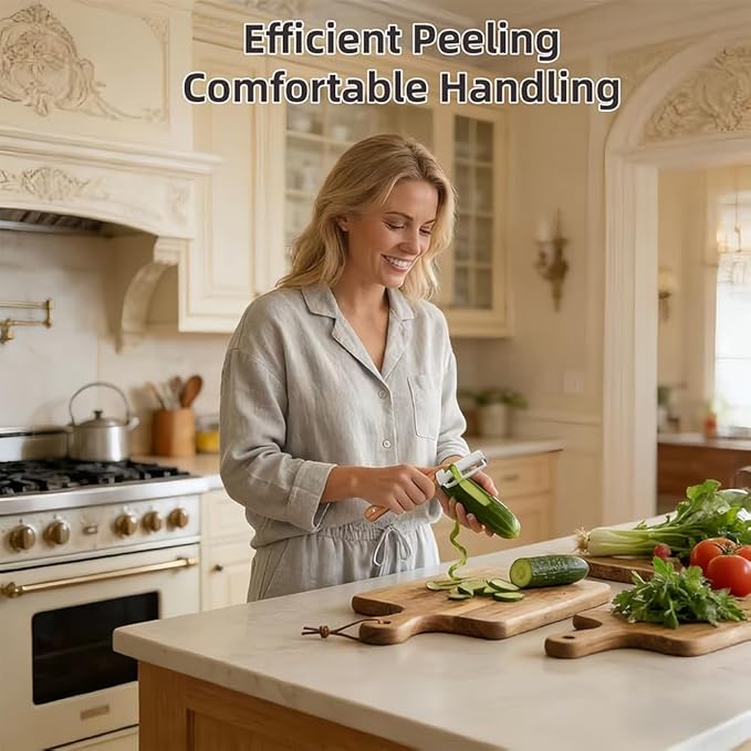Thickened blade Multifunctional Vegetable Peeler, Multi-Functional Vegetable Peeler for Kitchen, 2-In-1 Stainless Steel Kitchen Tool, for Fruit Veggie, Includes Bottle Opener (2PCS)