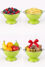 Calypso Basics by Reston Lloyd Powder Coated Enameled Colander, 1.5 Quart, Indigo,8705
