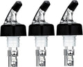 3 Pack Measured Liquor Pour Spout, Liquor Bottle Pourers, Measure Pour Spout for Liquor Bottles, Bottle Pourers for Alcohol, Shot Pourer Cocktail Liquor Dispenser Bar Bartending Tool -2oz/60ml