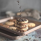 HAPPIELS Nonstick Baking Sheet Set of 2 – 10 x 15 Inch Non-Toxic Cookie Sheets | Premium Nonstick Jelly Roll Pans for Baking & Roasting | PFOA-Free, Durable Bakeware 15x10 in
