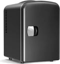 Antarctic Star 4L/6 Can Portable Mini Fridge,Personal Compact Refrigerator,Small Cooler for Food,Drinks or Skin Care, AC/DC for Bedroom, Car, Office & Dorm, Black