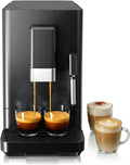 Kndko Automatic Espresso Machine, 20 Bar Coffee Maker with Grinder and Milk Frother Steam Wand, All-in-One Grind and Brew Coffee Maker, Auto Self-Cleaning, Cappuccino & Barista-Style